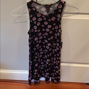 Floral pattern t shirt dress